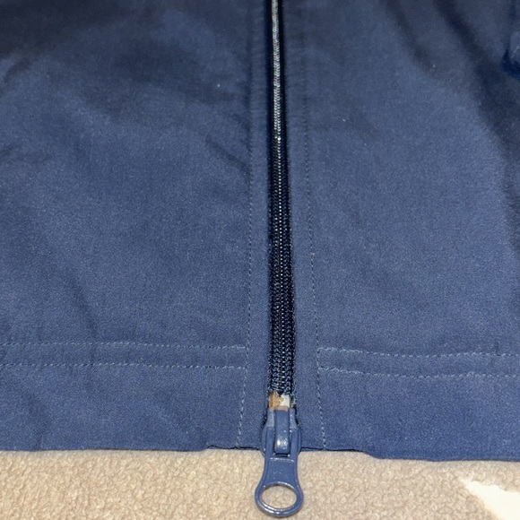 RBK Spring Windbreaker Women’s Hooded Waist Drawstring Sz. Large NWOT Navy Coat - Picture 6 of 14